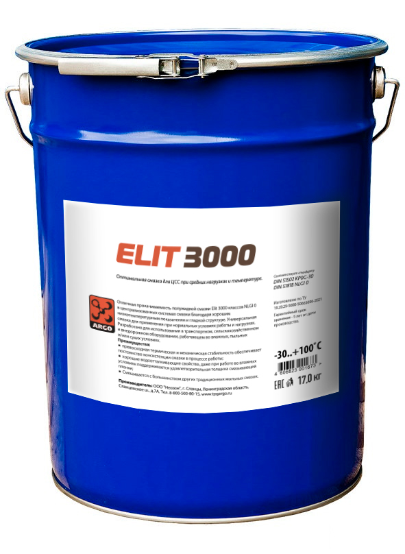 Смазка Elit 3000 EP0 — ARGO